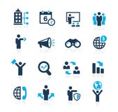 Searching Opportunities and Business Strategies // Azure Series Stock Illustration Searching Opportunities and Business Strategies // Azure Series Stock Illustration