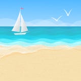 Seascape background royalty free illustration Seascape background royalty free illustration