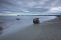 Seascape before sunrise in cloudy morning. Beautiful natural seascape, blue hour. Rocky sunrise. Sea sunrise at the Black Sea coas stock photo Seascape before sunrise in cloudy morning. Beautiful natural seascape, blue hour. Rocky sunrise. Sea sunrise at the Black Sea coas stock photo