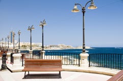 Seaside promenade sliema malta europe royalty free stock photos Seaside promenade sliema malta europe royalty free stock photos