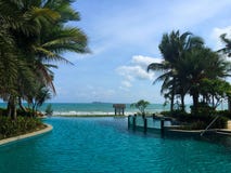 A Seaside Resort on Sanya in Hainan stock photos A Seaside Resort on Sanya in Hainan stock photos