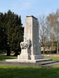 Seated woman symbolizing the hopeful triumph of 1918. Grade II Listed War Memorial Cenotaph, St Mary`s Church, Rickmansworth royalty free stock photography Seated woman symbolizing the hopeful triumph of 1918. Grade II Listed War Memorial Cenotaph, St Mary`s Church, Rickmansworth royalty free stock photography