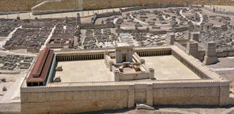 Second Temple Model of the ancient Jerusalem - Israel Stock Photo Second Temple Model of the ancient Jerusalem - Israel Stock Photo