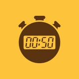 The 50 seconds, minutes stopwatch icon. Clock and watch, timer, countdown, stopwatch symbol. UI. Web. Logo. Sign. Flat. The 50 seconds, minutes stopwatch icon Vector Illustration The 50 seconds, minutes stopwatch icon. Clock and watch, timer, countdown, stopwatch symbol. UI. Web. Logo. Sign. Flat. The 50 seconds, minutes stopwatch icon Vector Illustration
