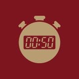 The 50 seconds, minutes stopwatch icon. Clock and watch, timer, countdown, stopwatch symbol. UI. Web. Logo. Sign. Flat. The 50 seconds, minutes stopwatch icon Royalty Free Illustration The 50 seconds, minutes stopwatch icon. Clock and watch, timer, countdown, stopwatch symbol. UI. Web. Logo. Sign. Flat. The 50 seconds, minutes stopwatch icon Royalty Free Illustration