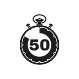 The 50 seconds, minutes stopwatch icon. Clock and watch, timer, countdown symbol. UI. Web. Logo. Sign. Flat design. App. The 50 seconds, minutes stopwatch icon Royalty Free Illustration The 50 seconds, minutes stopwatch icon. Clock and watch, timer, countdown symbol. UI. Web. Logo. Sign. Flat design. App. The 50 seconds, minutes stopwatch icon Royalty Free Illustration