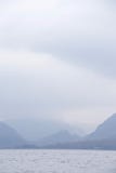 Secteur anglais de lac water de Derwent dans la brume photo stock Secteur anglais de lac water de Derwent dans la brume photo stock