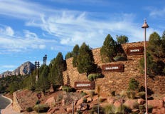 Secteur commercial, Sedona, Arizona Photo stock Secteur commercial, Sedona, Arizona Photo stock