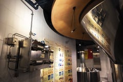 Section Of The New Story Of Beer In The Belgian Beer Museum, Located In Grand Place. Royalty Free Stock Photography Section Of The New Story Of Beer In The Belgian Beer Museum, Located In Grand Place. Royalty Free Stock Photography