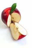 Sectional Red Apple Stock Photography