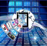 Secure Mac ICloud Data Apps Royalty Free Stock Photos Secure Mac ICloud Data Apps Royalty Free Stock Photos