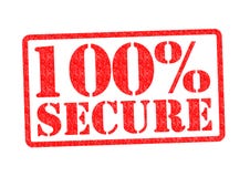 100% SECURE. Rubber Stamp over a white background royalty free illustration 100% SECURE. Rubber Stamp over a white background royalty free illustration