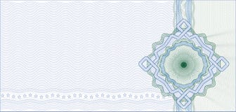 Secured Guilloche Background for Certificate stock illustration Secured Guilloche Background for Certificate stock illustration