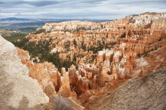 Sedimentary Rock Formations In Bryce Canyon Park Stock Photography