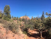 Sedona Rode Rots Wandelingsslepen Royalty-vrije Stock Foto's Sedona Rode Rots Wandelingsslepen Royalty-vrije Stock Foto's