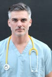 Seductive mature doctor close up stock photography Seductive mature doctor close up stock photography