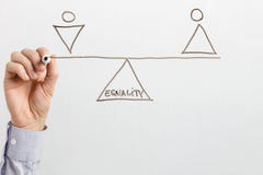 Seesaw σχεδίων ατόμων με τους ίσους αρσενικούς και θηλυκούς αριθμούς στοκ φωτογραφίες Seesaw σχεδίων ατόμων με τους ίσους αρσενικούς και θηλυκούς αριθμούς στοκ φωτογραφίες