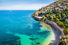 Seestrand in Alanya, die Türkei stockbilder Seestrand in Alanya, die Türkei stockbilder
