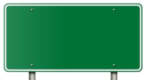 Segno in bianco dell'autostrada senza pedaggio isolato su bianco