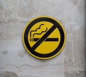 Segno del fumo del ` t di Don immagini stock libere da diritti Segno del fumo del ` t di Don immagini stock libere da diritti