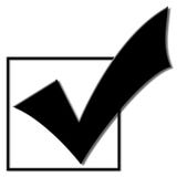 Segno di spunta di voto royalty illustrazione gratis Segno di spunta di voto royalty illustrazione gratis