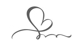 Segno disegnato a mano di amore del cuore Illustrazione romantica di vettore di calligrafia Simbolo dell'icona di Concepn per la royalty illustrazione gratis Segno disegnato a mano di amore del cuore Illustrazione romantica di vettore di calligrafia Simbolo dell'icona di Concepn per la royalty illustrazione gratis