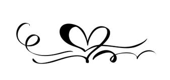 Segno disegnato a mano di amore del cuore Illustrazione romantica di vettore di calligrafia Simbolo dell'icona di Concepn per la illustrazione vettoriale Segno disegnato a mano di amore del cuore Illustrazione romantica di vettore di calligrafia Simbolo dell'icona di Concepn per la illustrazione vettoriale