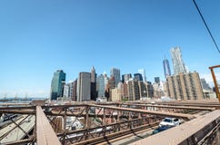 Segno, mattoni, vicino al ponte di Brooklyn immagini stock libere da diritti Segno, mattoni, vicino al ponte di Brooklyn immagini stock libere da diritti