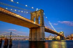Segno, mattoni, vicino al ponte di Brooklyn immagini stock Segno, mattoni, vicino al ponte di Brooklyn immagini stock