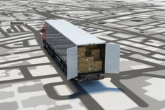 Seguimiento y envío de GPS representación 3d ilustración del vector Seguimiento y envío de GPS representación 3d ilustración del vector