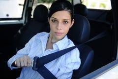 Seguridad: cinturón de seguridad femenino de la cerradura del programa piloto Seguridad: cinturón de seguridad femenino de la cerradura del programa piloto