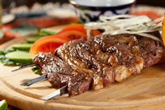 Sein des brochettes d'agneau images stock Sein des brochettes d'agneau images stock