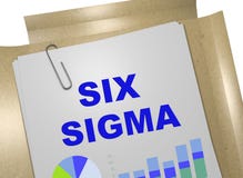 SEIS conceptos de la SIGMA stock de ilustración SEIS conceptos de la SIGMA stock de ilustración