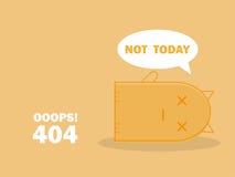 Seite mit 404 Fehlern mit netter Katze und der Warnungs-Oops Seite nicht gefunden Stockbilder Seite mit 404 Fehlern mit netter Katze und der Warnungs-Oops Seite nicht gefunden Stockbilder