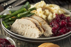 Selbst gemachtes die Danksagungs-Türkei-Abendessen Selbst gemachtes die Danksagungs-Türkei-Abendessen