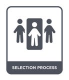 selection process icon in trendy design style. selection process icon isolated on white background. selection process vector icon stock illustration selection process icon in trendy design style. selection process icon isolated on white background. selection process vector icon stock illustration