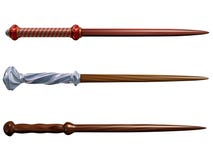 Selection of wizard wands stock illustration Selection of wizard wands stock illustration