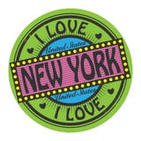 Sello del color del Grunge con el amor Nueva York del texto I dentro libre illustration Sello del color del Grunge con el amor Nueva York del texto I dentro libre illustration