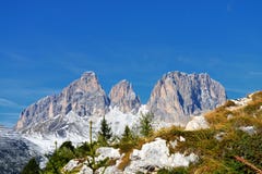 Selva di Val Gardena, Trentino-alto Adige, Itália foto de stock royalty free Selva di Val Gardena, Trentino-alto Adige, Itália foto de stock royalty free