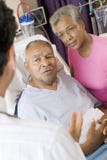Senior Couple Talking To Doctor Royalty Free Stock Images Senior Couple Talking To Doctor Royalty Free Stock Images