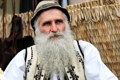 Senior Man Romania Traditional Costume