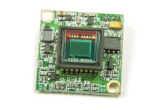 Sensor pequeno da câmera do CMOS dentro da câmera análoga do zangão FPV imagem de stock Sensor pequeno da câmera do CMOS dentro da câmera análoga do zangão FPV imagem de stock