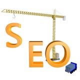 SEO Construction royalty-vrije illustratie SEO Construction royalty-vrije illustratie
