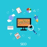 SEO Icons Poster Royalty Free Stock Photos SEO Icons Poster Royalty Free Stock Photos