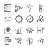 SEO ikona ustawia 2 ilustracja wektor SEO ikona ustawia 2 ilustracja wektor