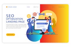 Business Landing page Design -Abstract stock illustration Business Landing page Design -Abstract stock illustration