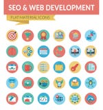 SEO & WEB DEVELOPMENT stock illustration SEO & WEB DEVELOPMENT stock illustration