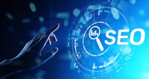 SEO - Оптимизирование поисковой системы, концепция маркетинга интернета цифров на виртуальном экране стоковые изображения rf SEO - Оптимизирование поисковой системы, концепция маркетинга интернета цифров на виртуальном экране стоковые изображения rf