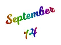 14. September Datum des Monats-Kalenders, machte kalligraphisches 3D Text-Illustration gefärbt mit RGB-Regenbogen-Steigung lizenzfreie abbildung 14. September Datum des Monats-Kalenders, machte kalligraphisches 3D Text-Illustration gefärbt mit RGB-Regenbogen-Steigung lizenzfreie abbildung