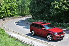 18. September 2012 Kiew Jeep Grand Cherokee SRT8 Grobes Auto nicht für den Straßenverkehr stockbilder 18. September 2012 Kiew Jeep Grand Cherokee SRT8 Grobes Auto nicht für den Straßenverkehr stockbilder